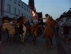 Die VFD´ler beim Fackelzug - Foto: Bernd Krause